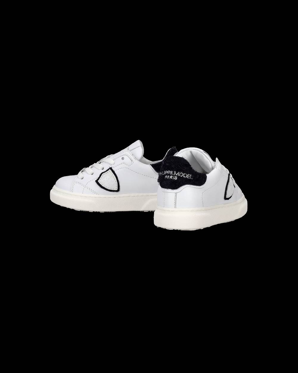 Philippe Model Sneakers da Bambini Temple Bianche e Blu in Pelle Prezzo Ridotto