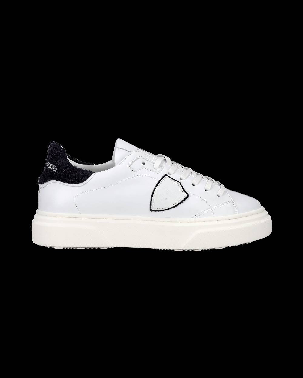 Philippe Model Sneakers Temple da Bambini Bianche e Blu in Pelle Convenienza
