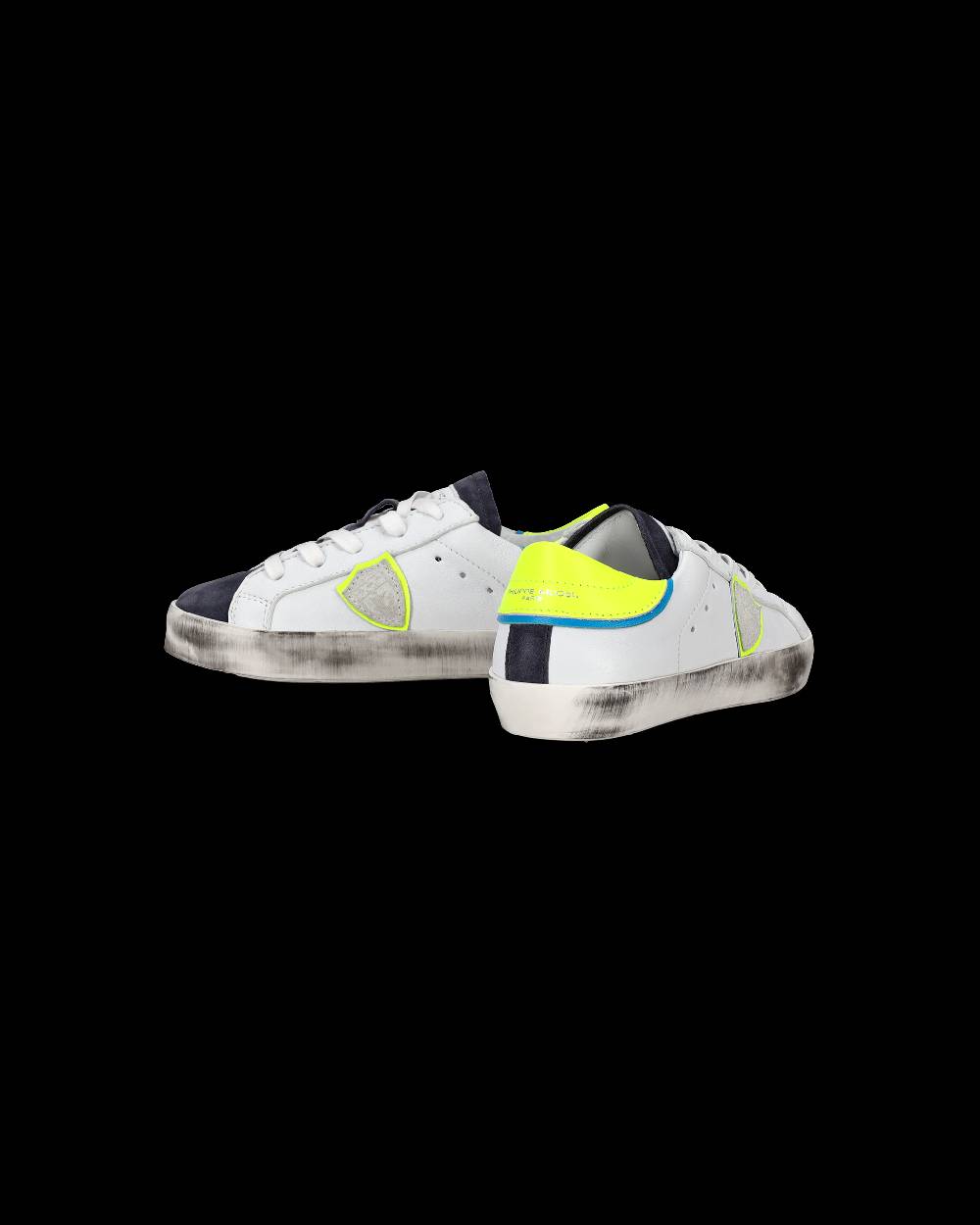 Philippe Model Scarpe da Bambini Prsx Bianche e Gialle in Pelle Hotsell
