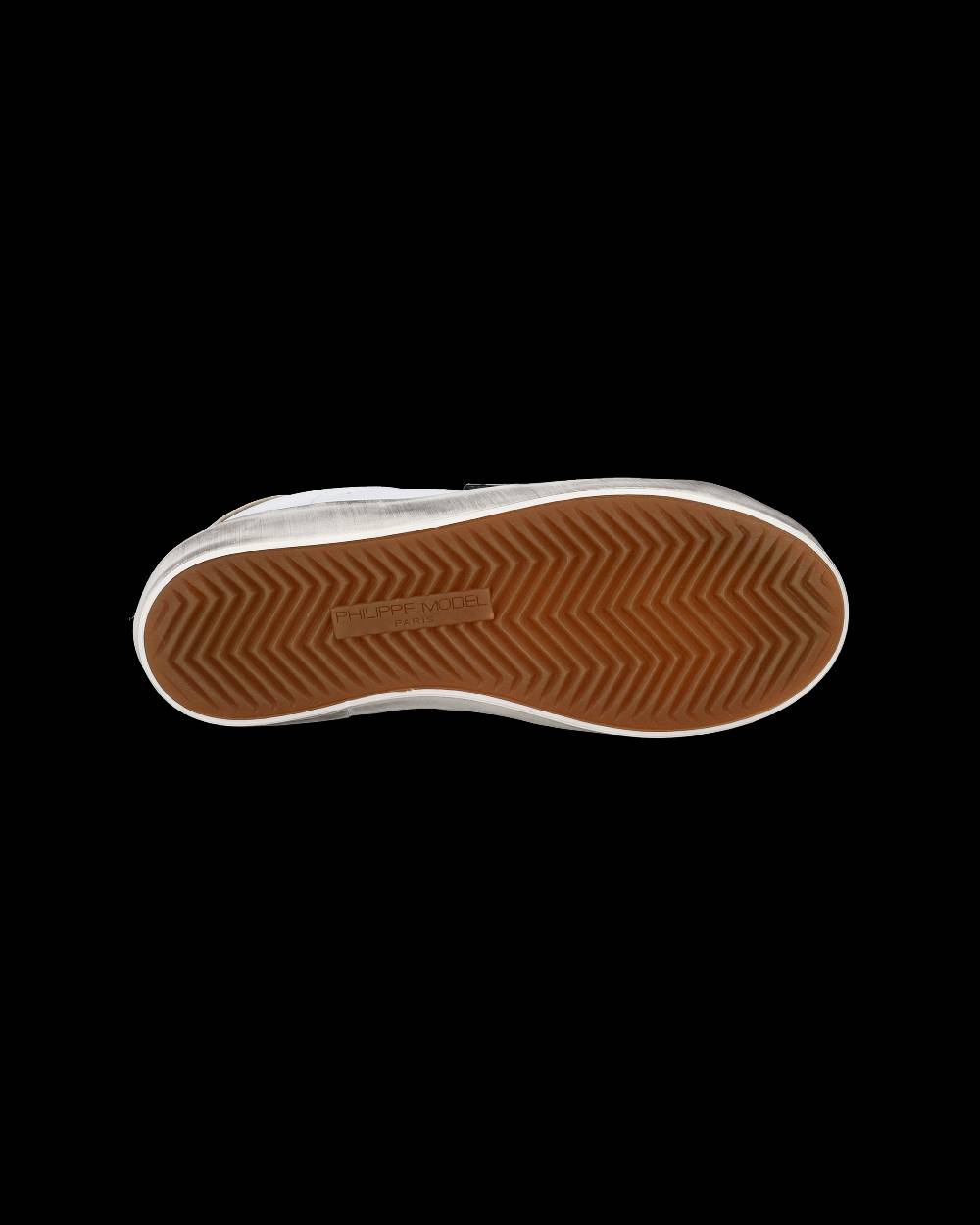 Philippe Model Sneakers Prsx basse da Bambini Bianche e Verdi in Pelle Vendita Economica