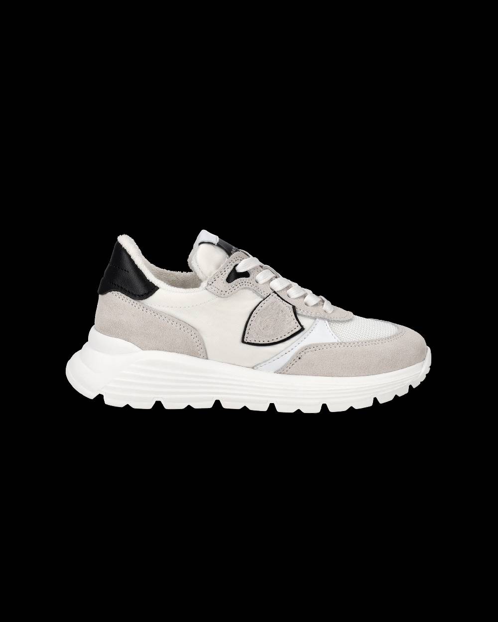 Philippe Model Sneakers Antibes basse da Bambini Bianche in Tessuto Tecnico Moda