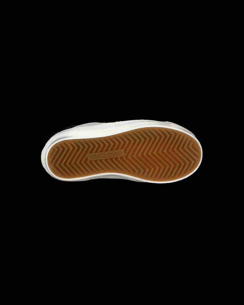 Philippe Model Sneakers Paris da Bambini Argento in Pelle Metal Qualità