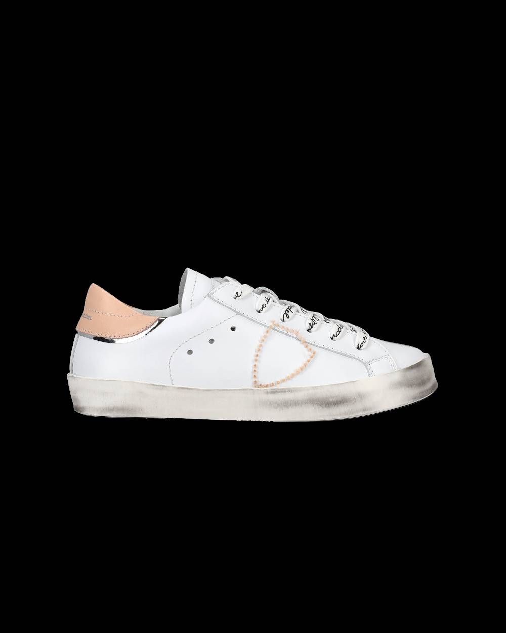 Philippe Model Sneakers Paris da Bambini Nere e Argento in Pelle Promozione