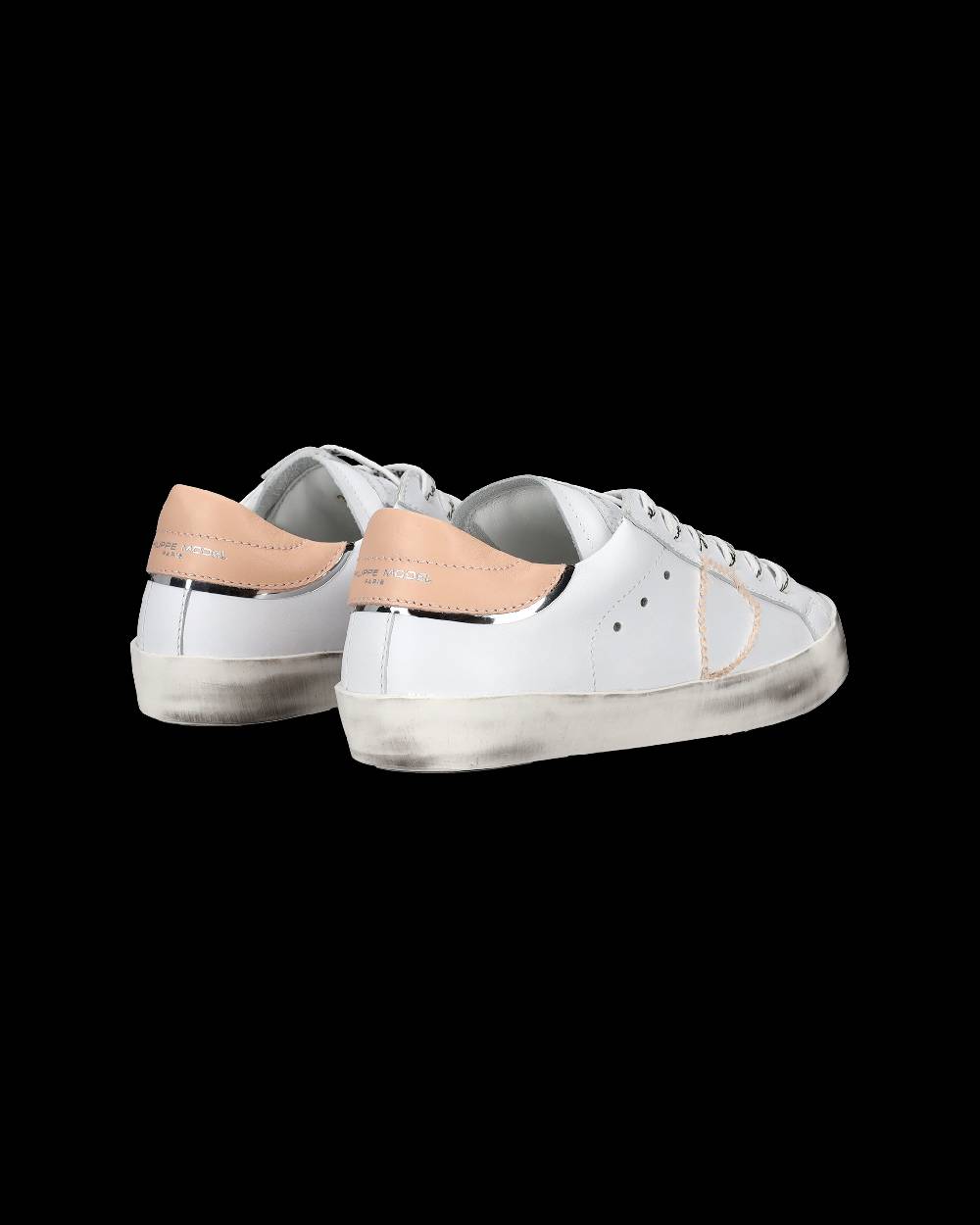 Philippe Model Sneakers Paris da Bambini Nere e Argento in Pelle Promozione