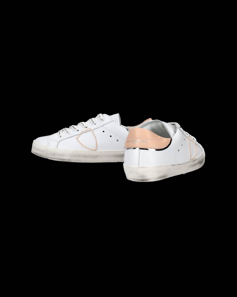 Philippe Model Sneakers Paris da Bambini Nere e Argento in Pelle Promozione