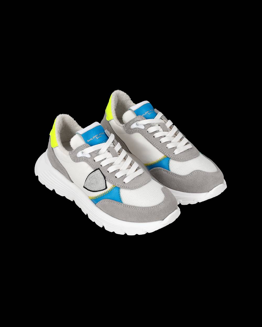 Philippe Model Sneakers Antibes da Bambini Grigie in Pelle Soddisfazione Garantita