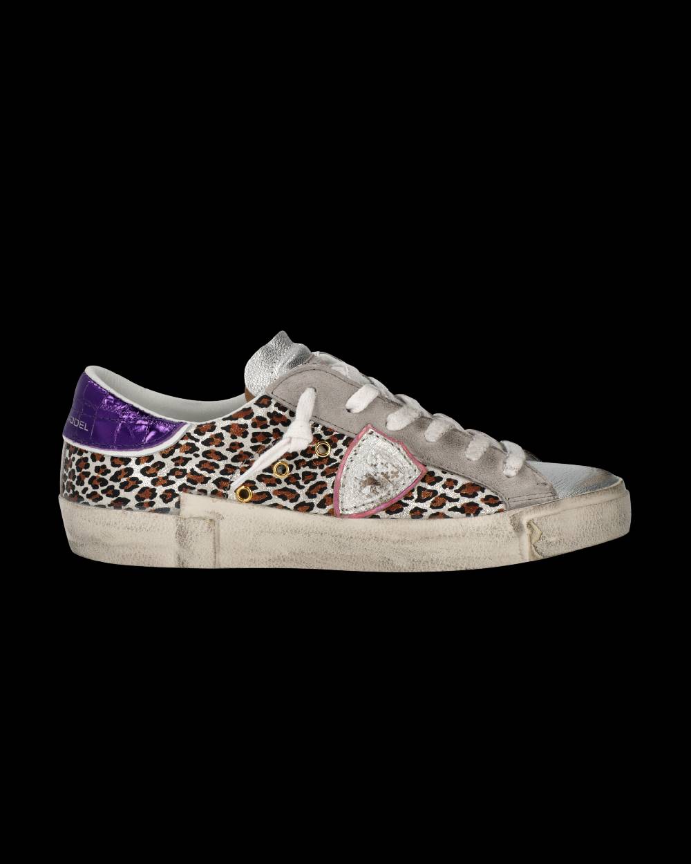 Philippe Model Sneaker Prsx Donna, Argento e Viola Prezzo Ridotto