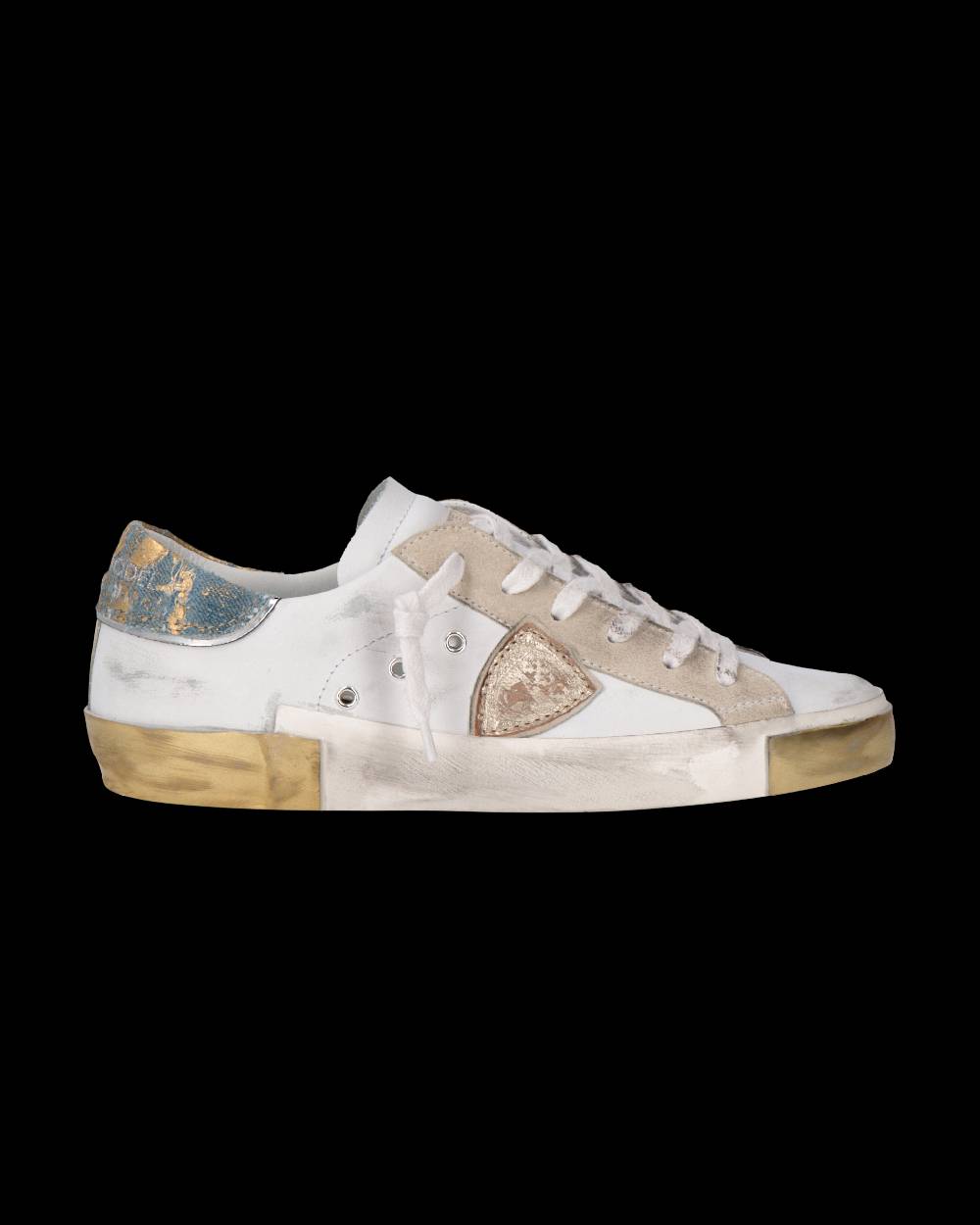 Philippe Model Sneaker Prsx Donna, Bianco e Azzurro Convenienza