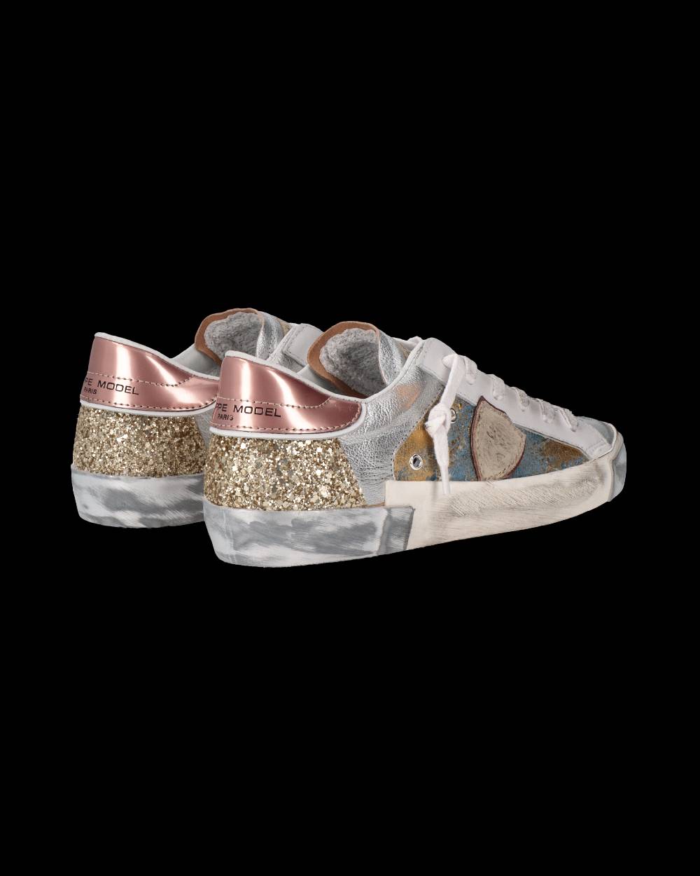 Philippe Model Sneaker Prsx Donna, Azzurro Oro Novità