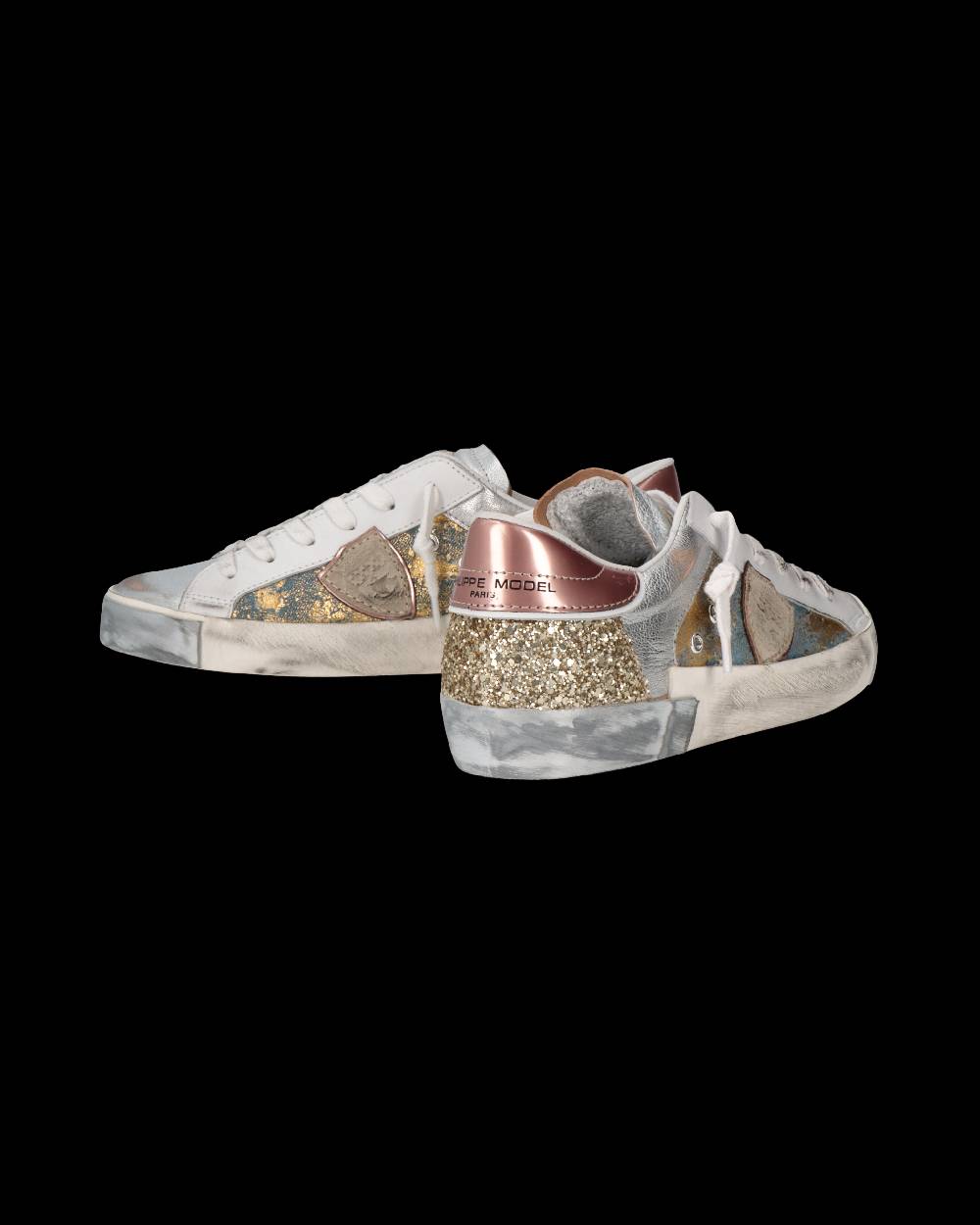 Philippe Model Sneaker Prsx Donna, Azzurro Oro Novità
