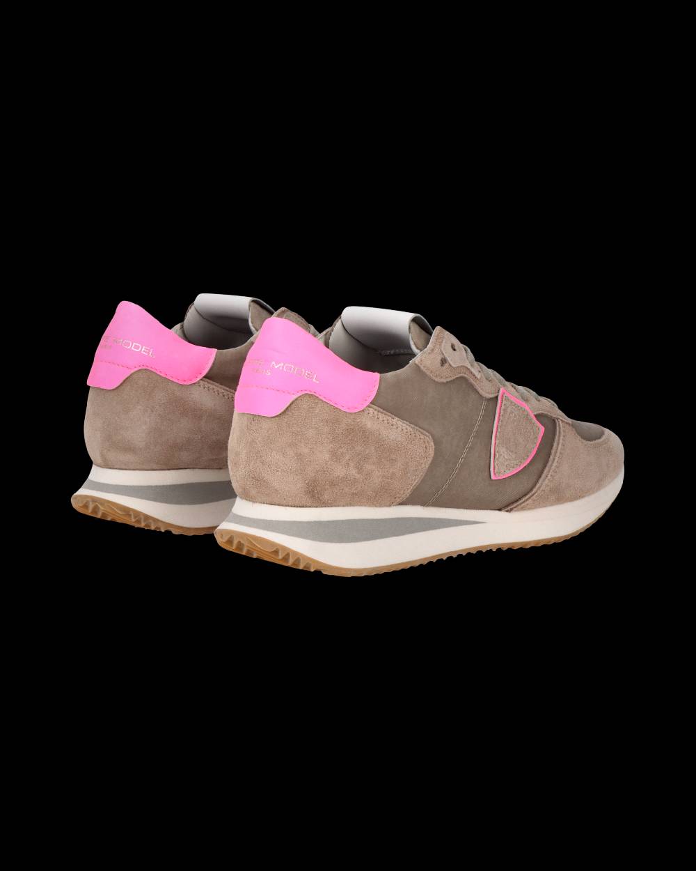 Philippe Model Sneaker Trpx Donna, Beige e Fucsia Sconto