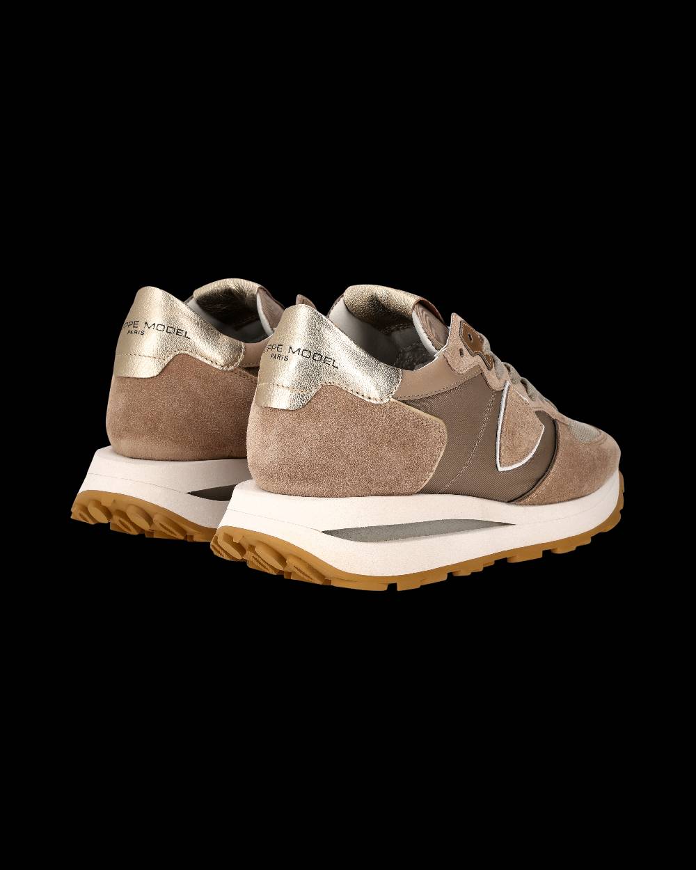Philippe Model Sneaker Tropez Haute Donna, Beige Offerta