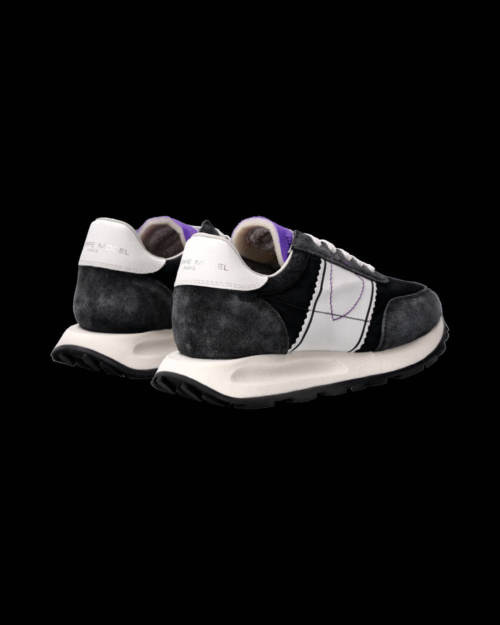 Philippe Model Sneaker Running Tour Donna, Nero e Violetto 2025
