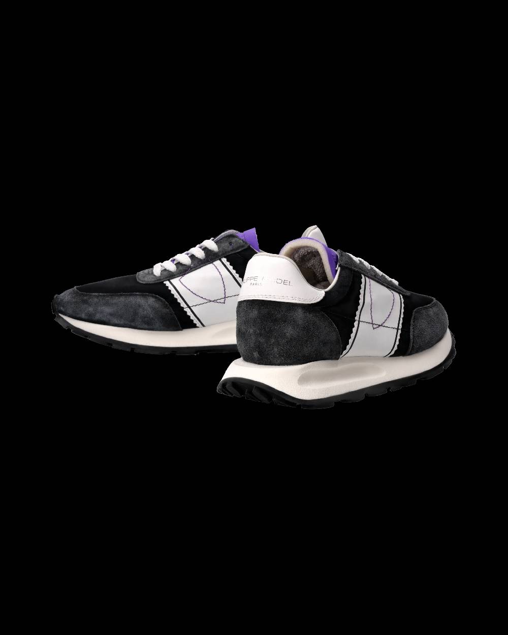 Philippe Model Sneaker Running Tour Donna, Nero e Violetto 2025