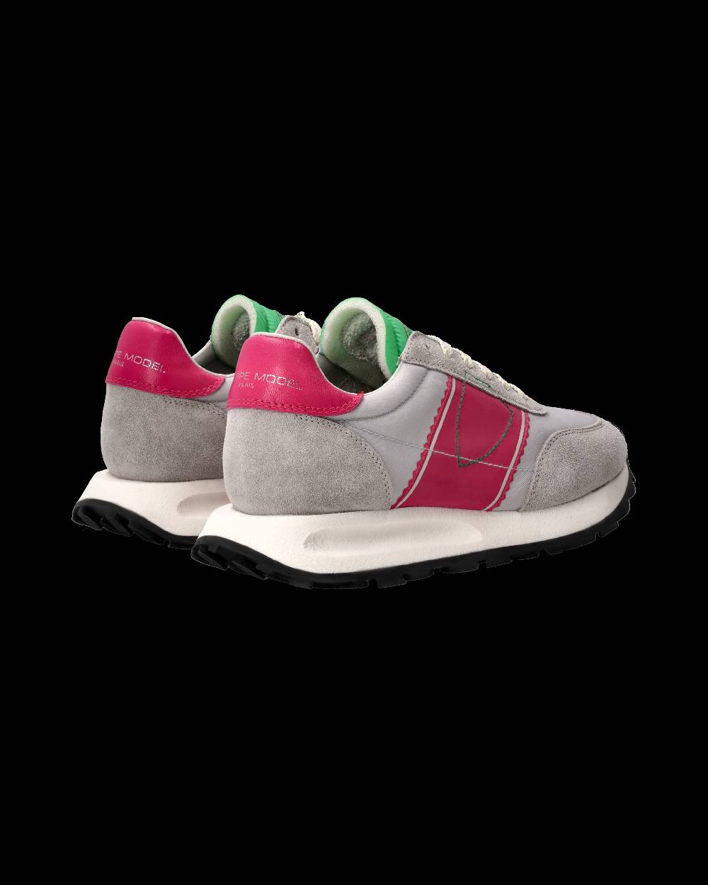 Philippe Model Sneaker Running Tour Donna, Grigio e Fucsia Italy