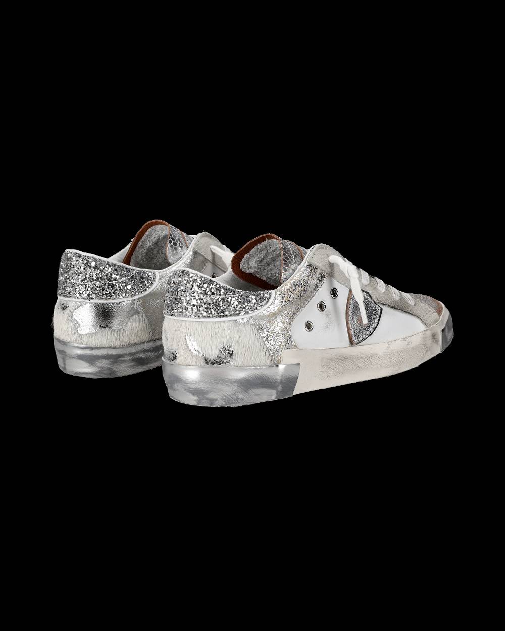 Philippe Model Sneaker bassa PRSX donna - bianco e argento Negozi Online