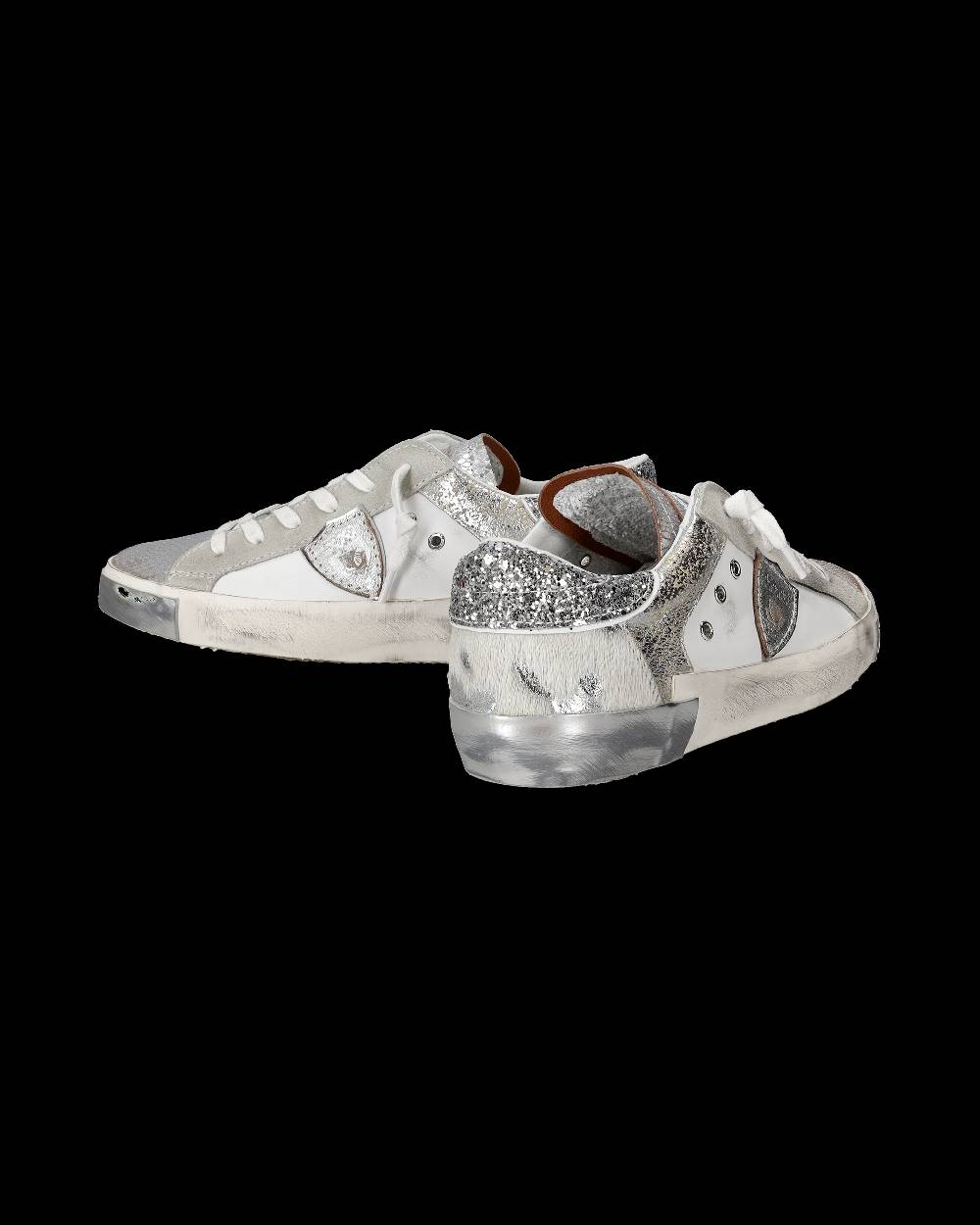 Philippe Model Sneaker bassa PRSX donna - bianco e argento Negozi Online