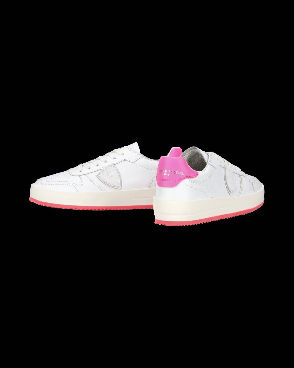Philippe Model Sneaker bassa Nice donna - bianco e fucsia Acquista Ora