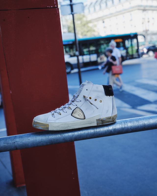 Philippe Model Sneaker high Paris donna - bianco e oro Fino Al -60%