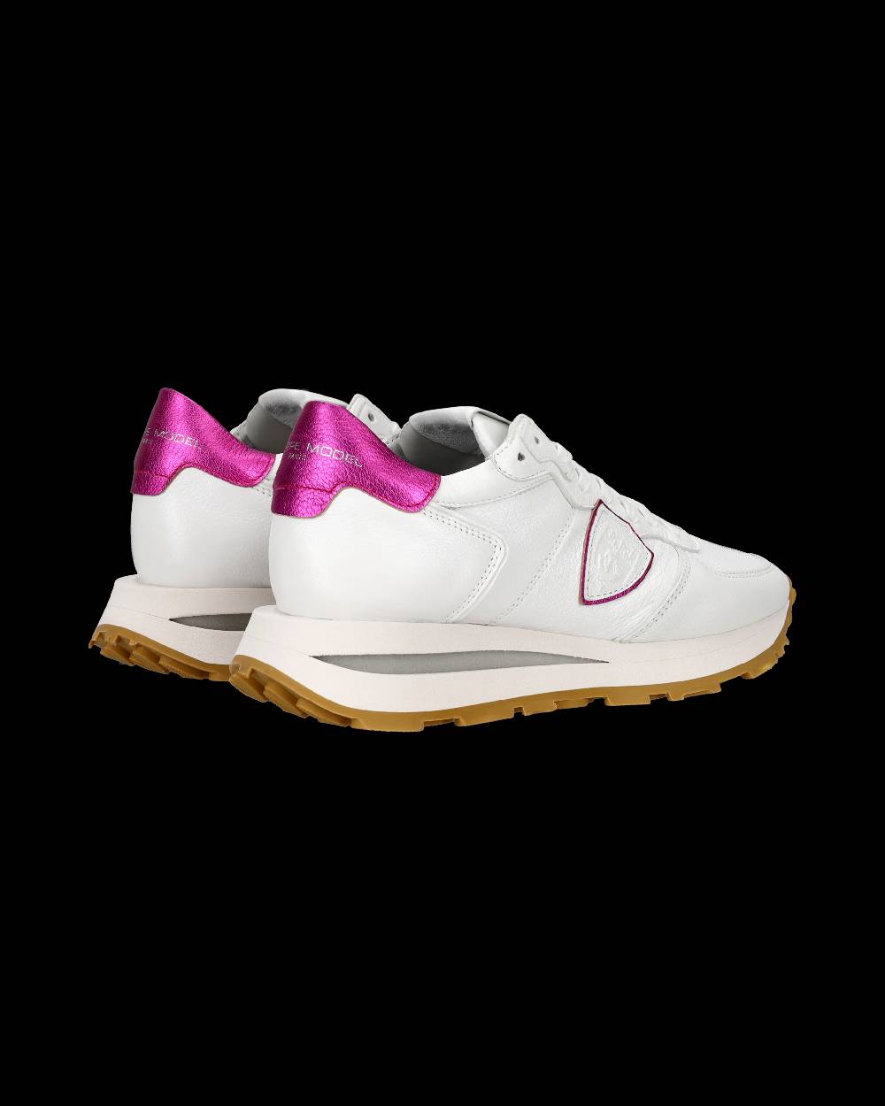 Philippe Model Sneaker basse Tropez Haute donna - bianco e fucsia Shopping Online