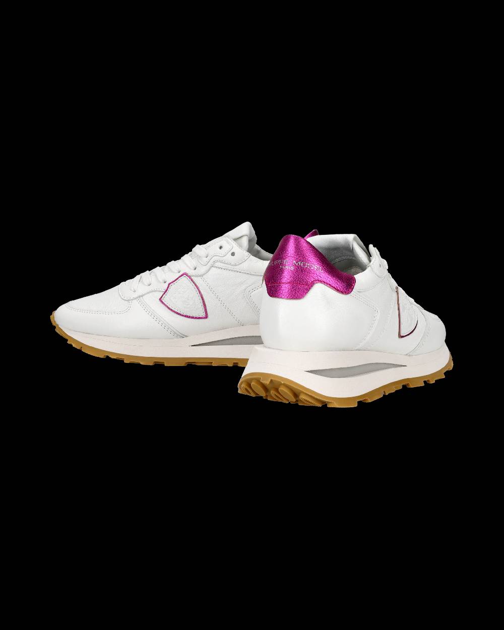 Philippe Model Sneaker basse Tropez Haute donna - bianco e fucsia Shopping Online