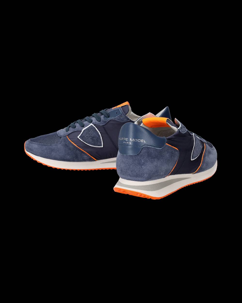 Philippe Model Sneakers Trpx da Uomo Blu e Arancioni in Tessuto Tecnico In Vendita
