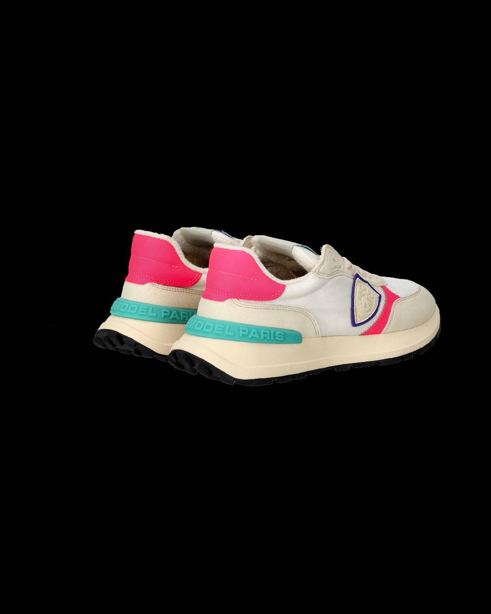 Philippe Model Sneakers Antibes da Donna Bianche e Fucsia in Tessuto Tecnico Offerte