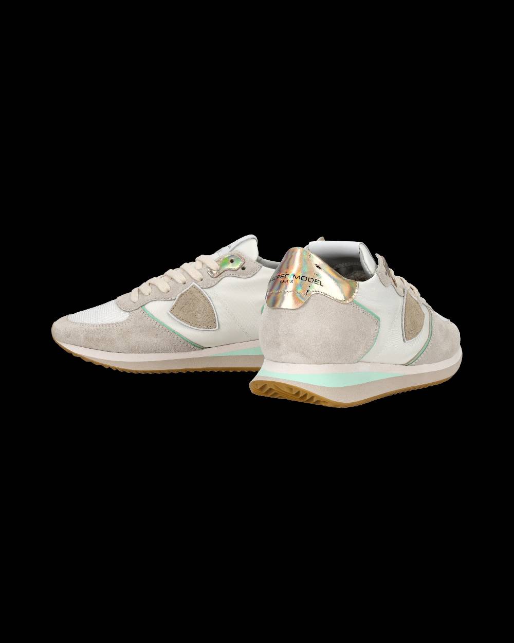 Philippe Model Sneaker bassa Trpx donna - bianco, acqua e oro Vendita Economica