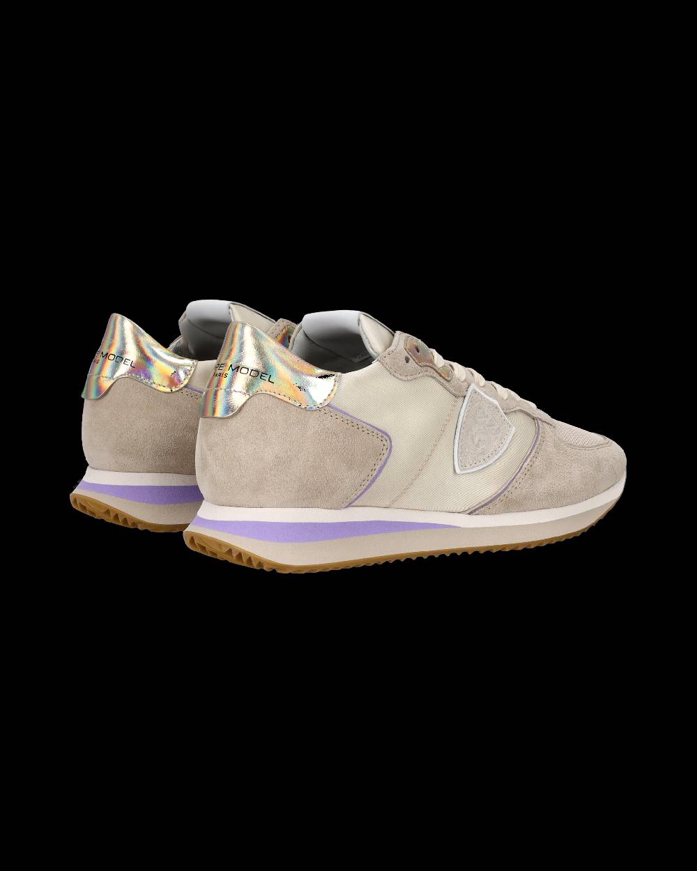 Philippe Model Sneaker bassa Trpx donna - beige e violetto Saldi Di Fabbrica