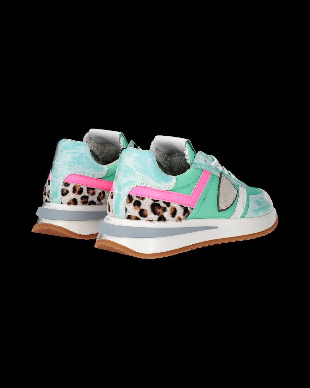 Philippe Model Sneakers Tropez 2.1 da Donna Verde acqua in Tessuto Tecnico 2025