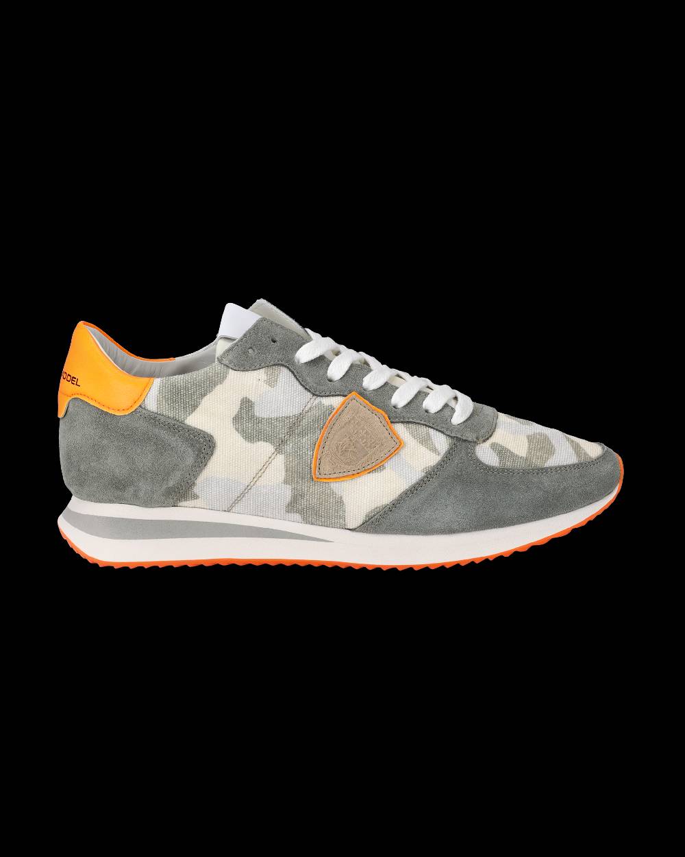 Philippe Model Sneakers Trpx da Uomo Verdi e Arancioni in Tessuto Tecnico Nuovo