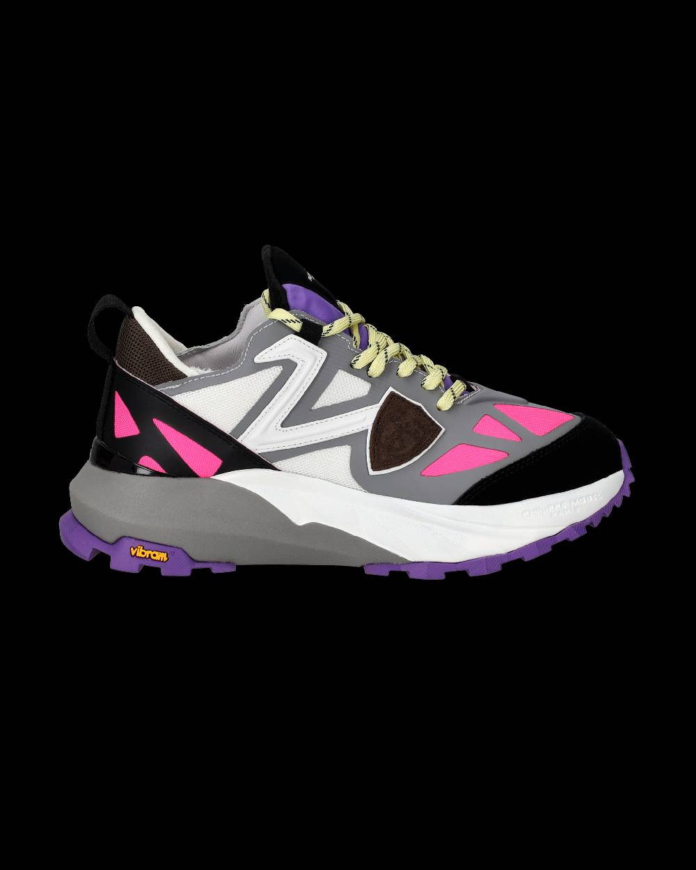 Philippe Model Sneakers Rocx da Donna Fucsia e Bianche in Tessuto Tecnico Duty-free