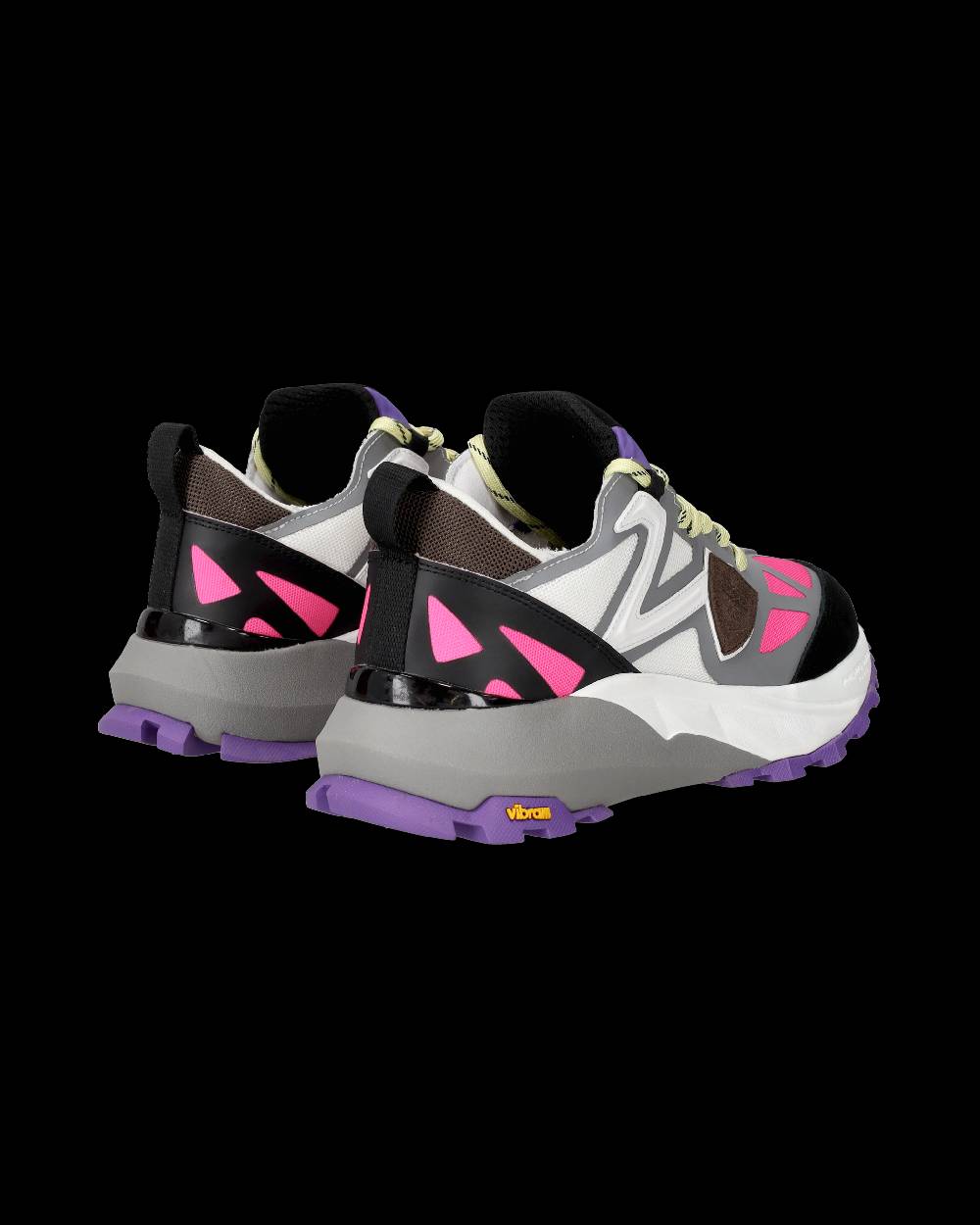 Philippe Model Sneakers Rocx da Donna Fucsia e Bianche in Tessuto Tecnico Duty-free