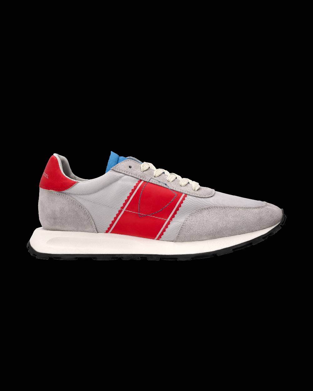 Philippe Model Sneaker Running Tour Uomo, Grigio e Rosso 2025