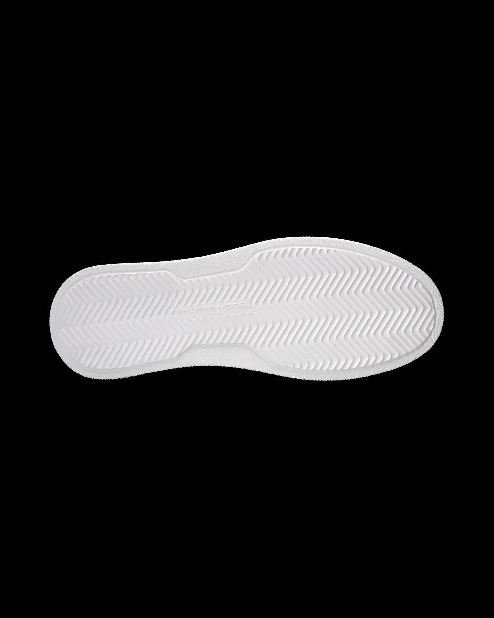 Philippe Model Sneaker Temple Uomo, Bianco e Blu Consegna Veloce