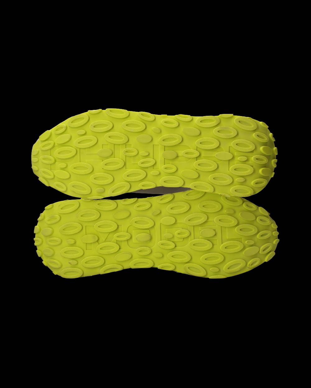 Philippe Model Sneaker Tropez Haute Uomo, Bianco e Giallo Fluo Prezzo Ridotto