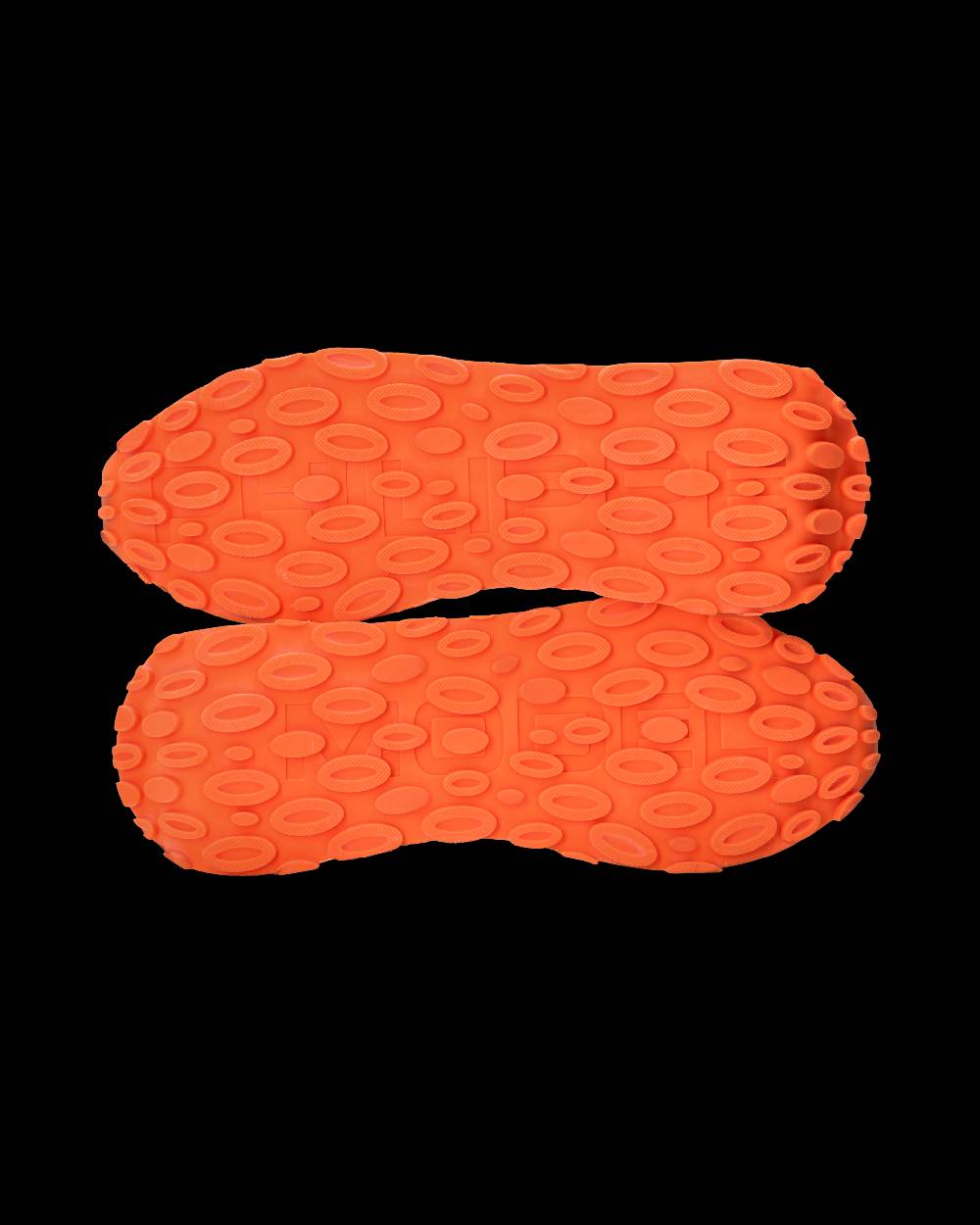 Philippe Model Sneaker Tropez Haute Uomo, Nero e Arancio Sottocosto