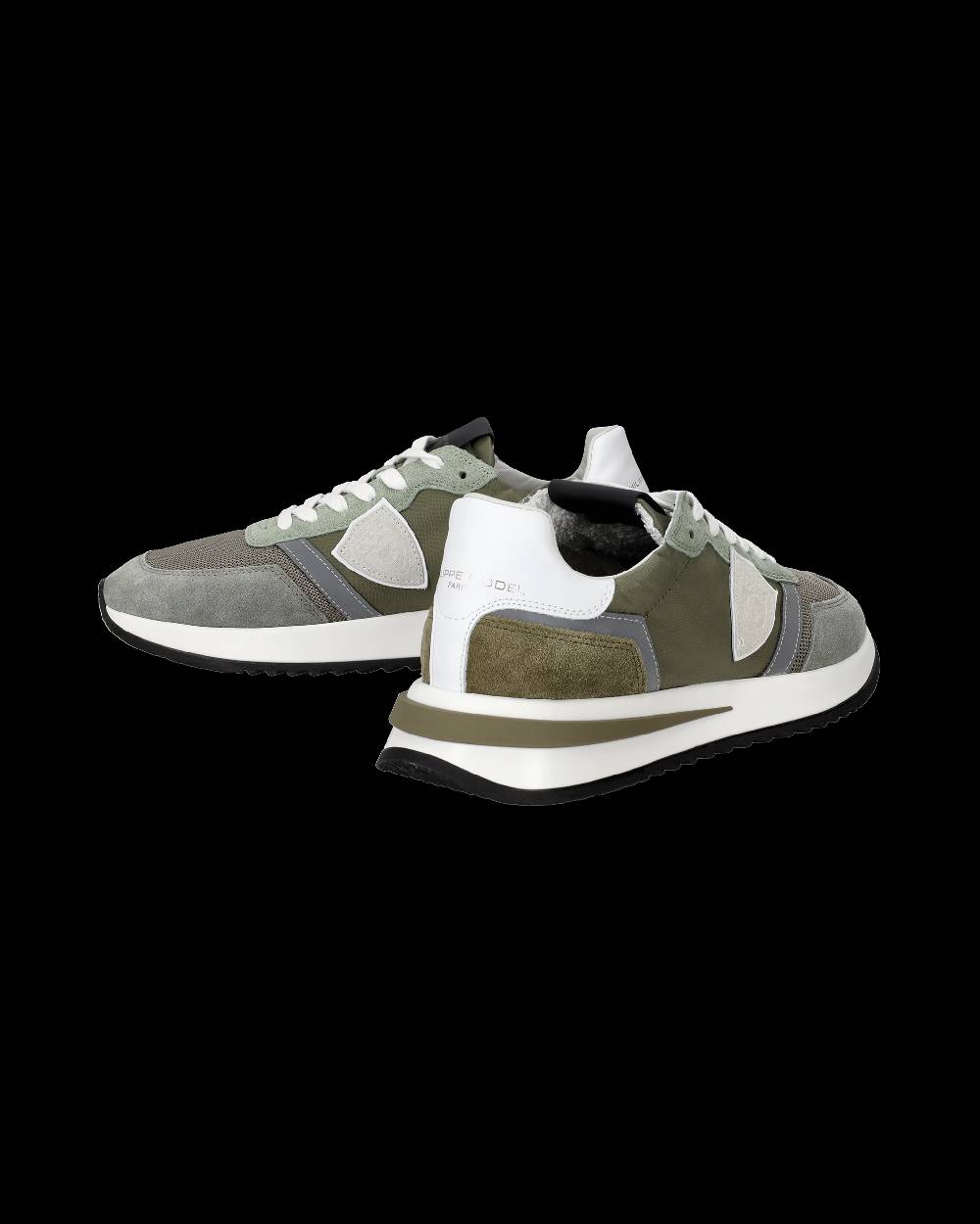 Philippe Model Sneakers Tropez 2.1 da Uomo Verdi in Tessuto Tecnico Novità
