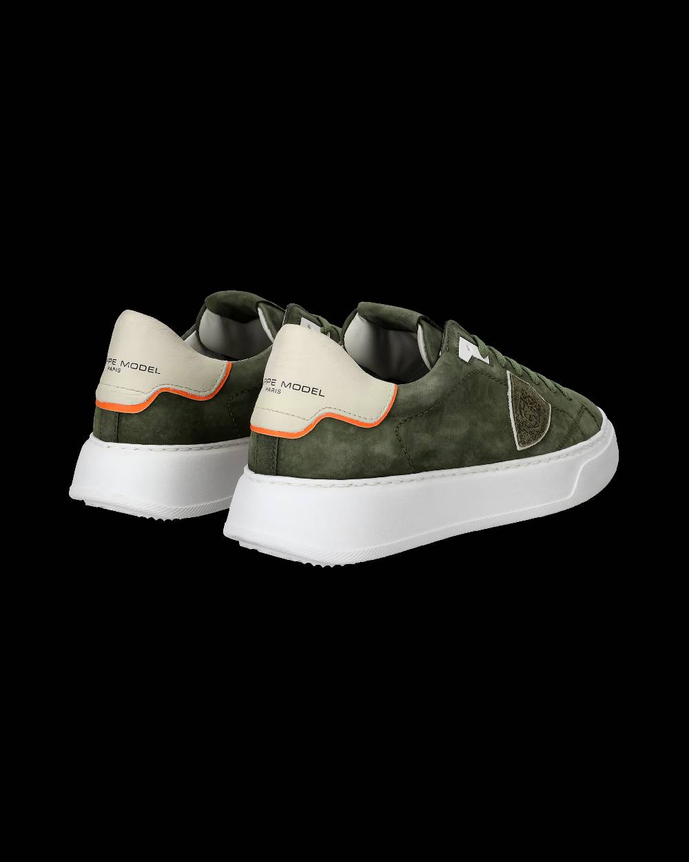 Philippe Model Sneaker basse Temple uomo - verde militare Online
