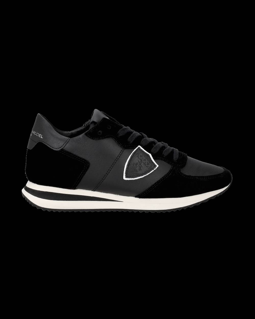 Philippe Model Sneakers basse casual Trpx da Uomo in pelle - nero Saldi