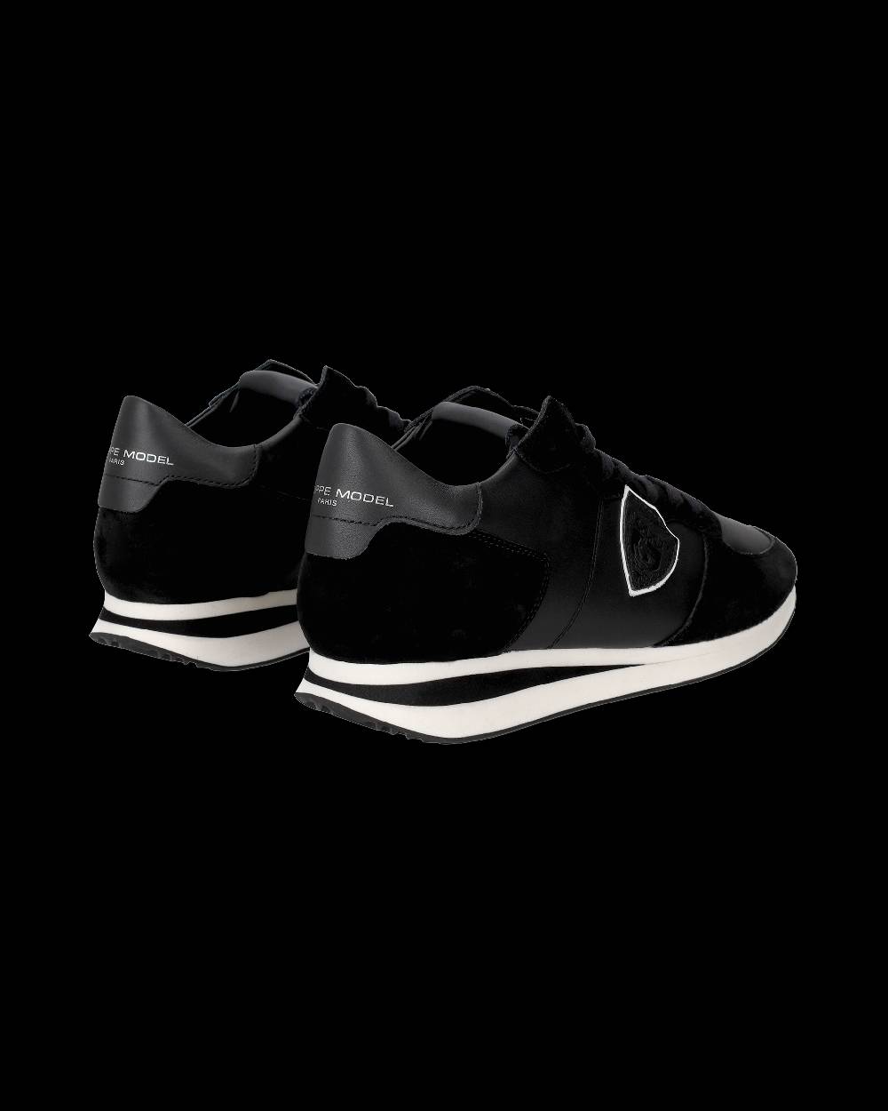 Philippe Model Sneakers basse casual Trpx da Uomo in pelle - nero Saldi