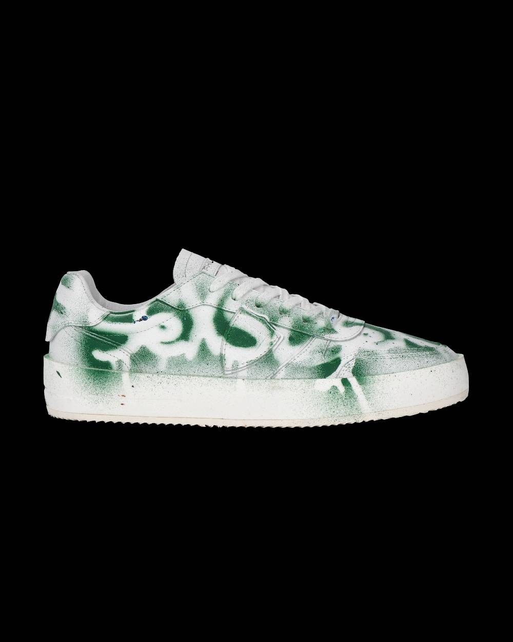 Philippe Model Sneaker bassa Nice uomo - bianco e verde Italy