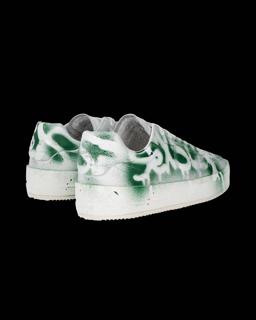 Philippe Model Sneaker bassa Nice uomo - bianco e verde Italy