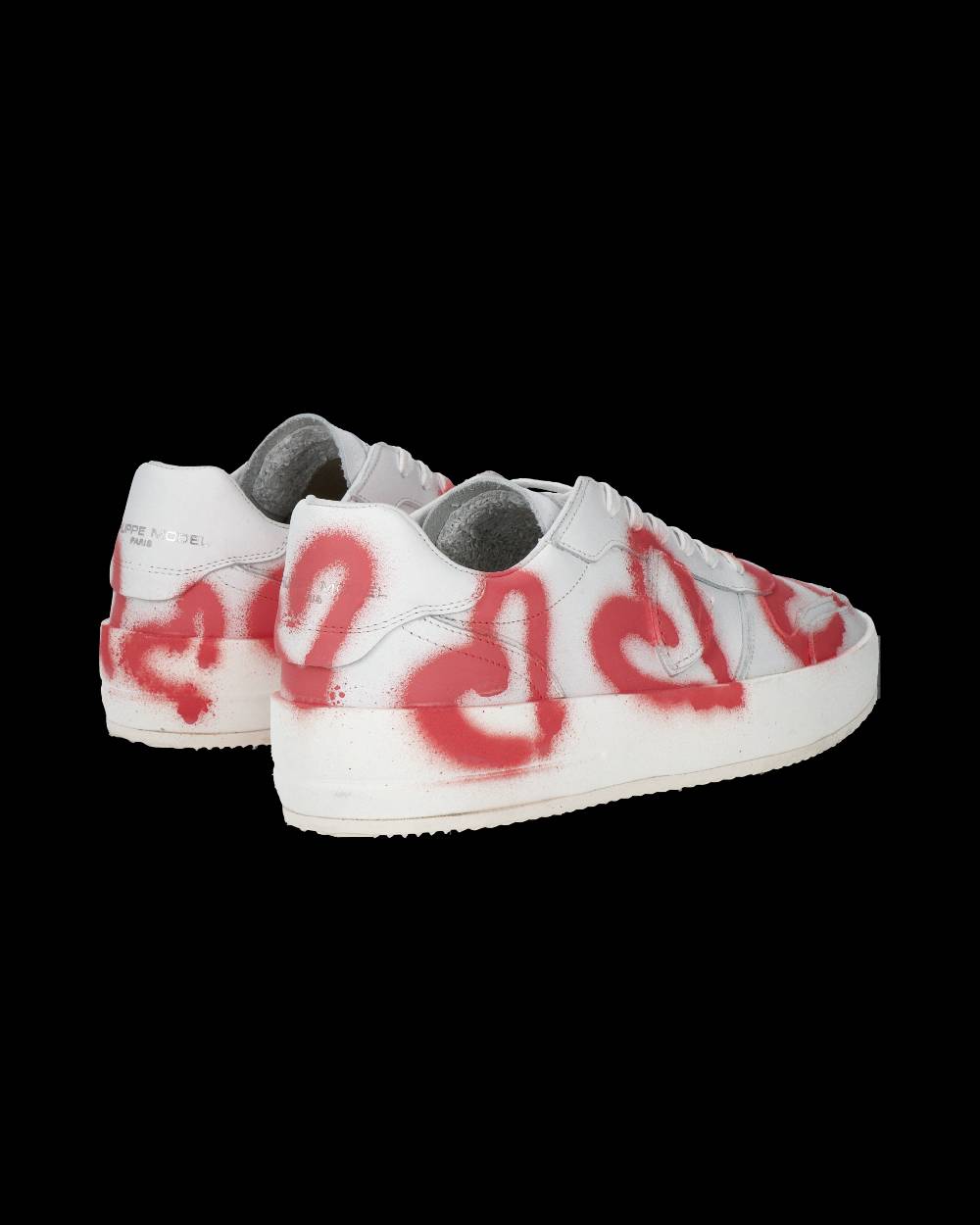 Philippe Model Sneaker bassa Nice uomo - bianco e corallo 2025