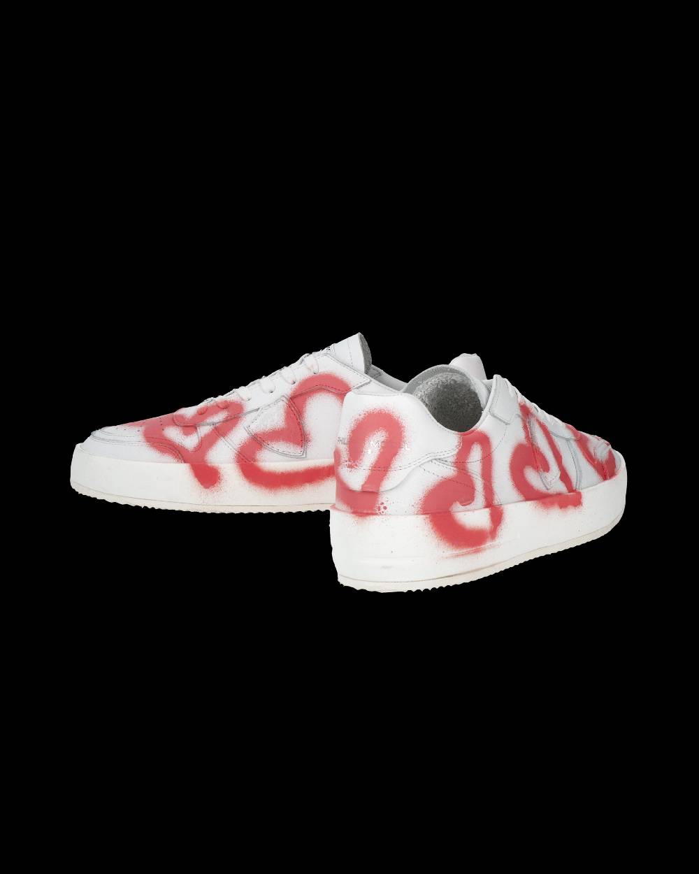 Philippe Model Sneaker bassa Nice uomo - bianco e corallo 2025