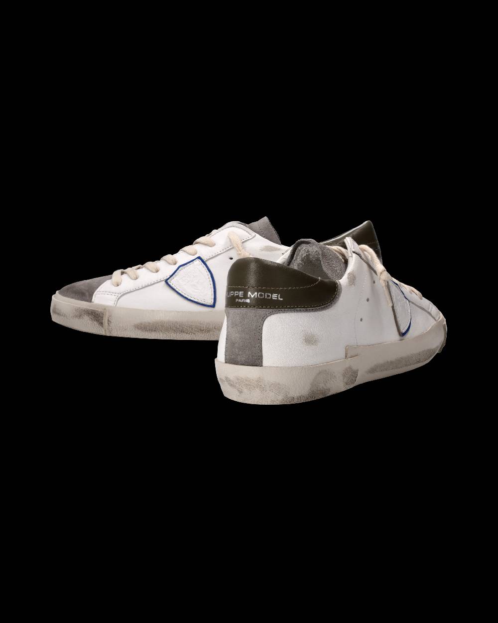 Philippe Model Sneaker Prsx Uomo, Bianco e Antracite Qualità