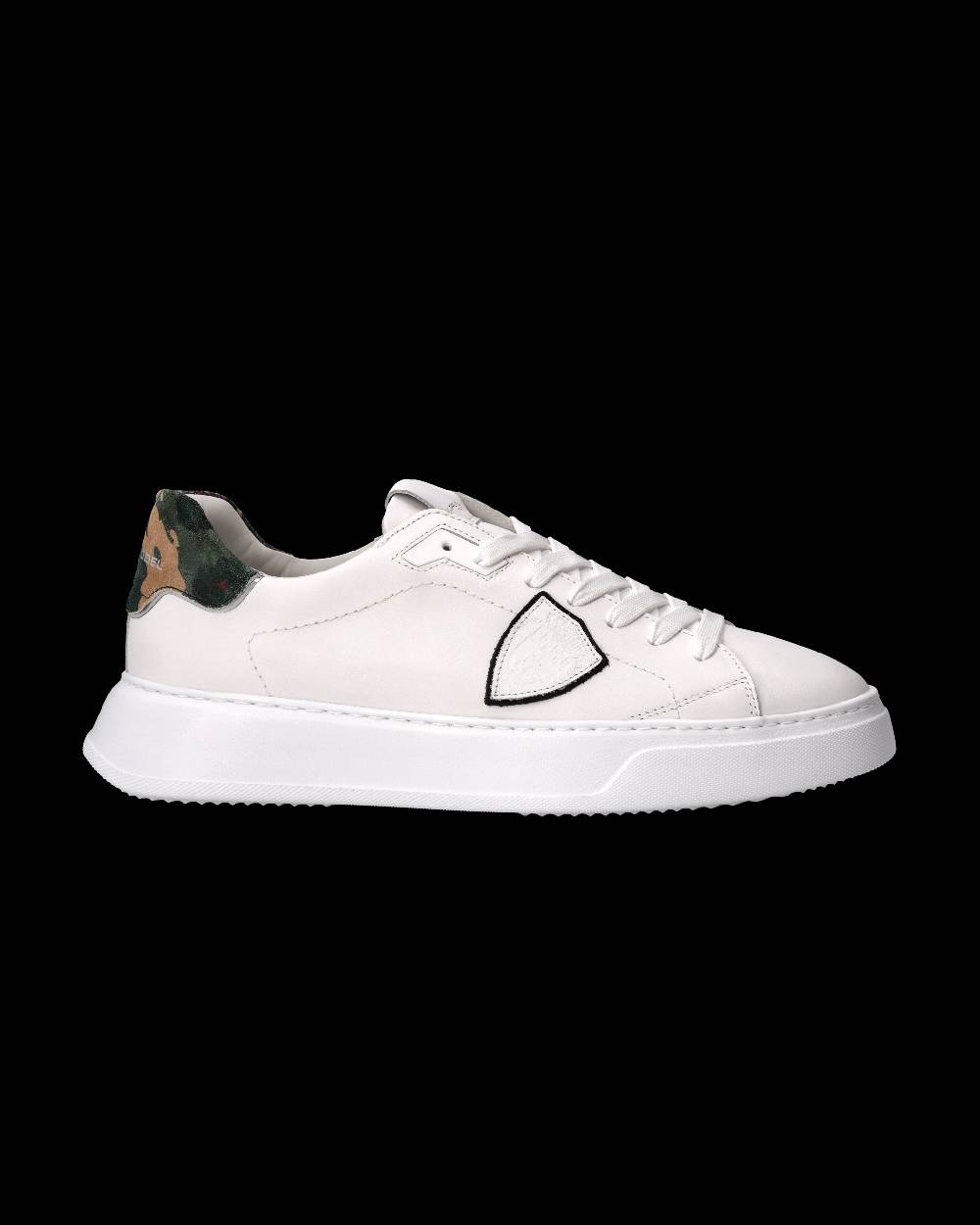 Philippe Model Sneaker Temple Uomo, Bianco e Nero Promozione
