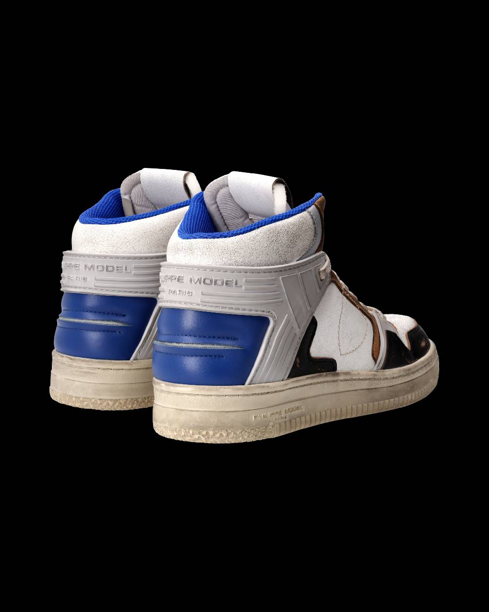 Philippe Model Sneaker La Grande Uomo, Bianco e Blu Spedizione Gratuita