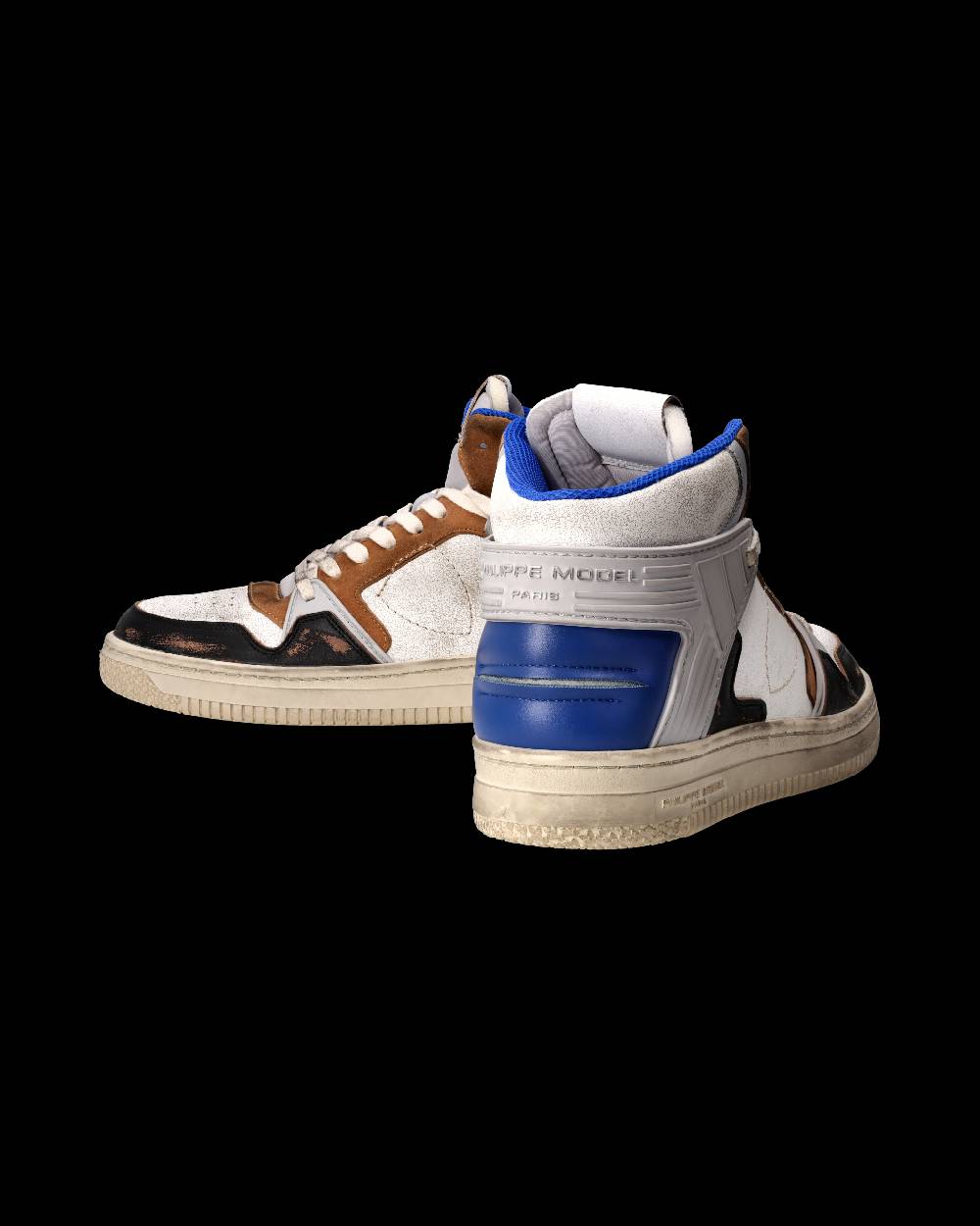 Philippe Model Sneaker La Grande Uomo, Bianco e Blu Spedizione Gratuita