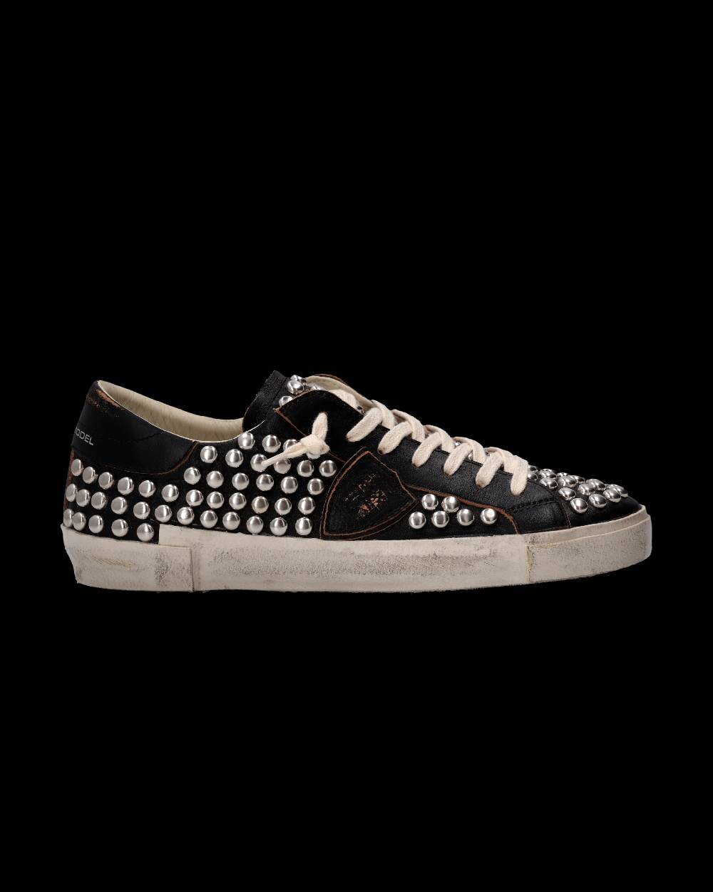 Philippe Model Sneaker Prsx Uomo, Nero Used Borchie Acquista Ora